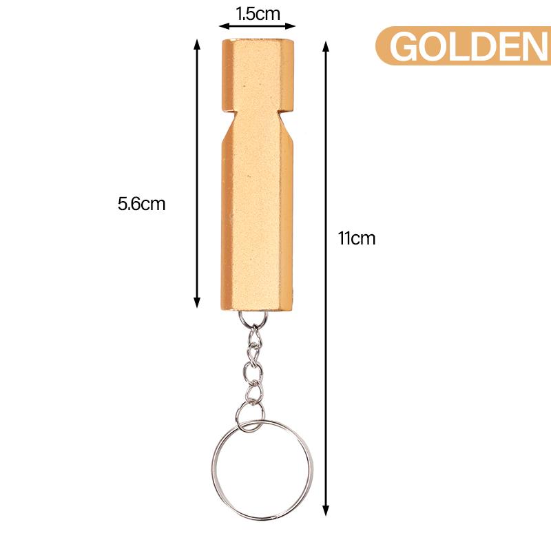 Birds Training Whistle Aluminum Alloy Survival Whistle Portable Emergency Keychain Whistle Pet Bird Parrot Training Tools
