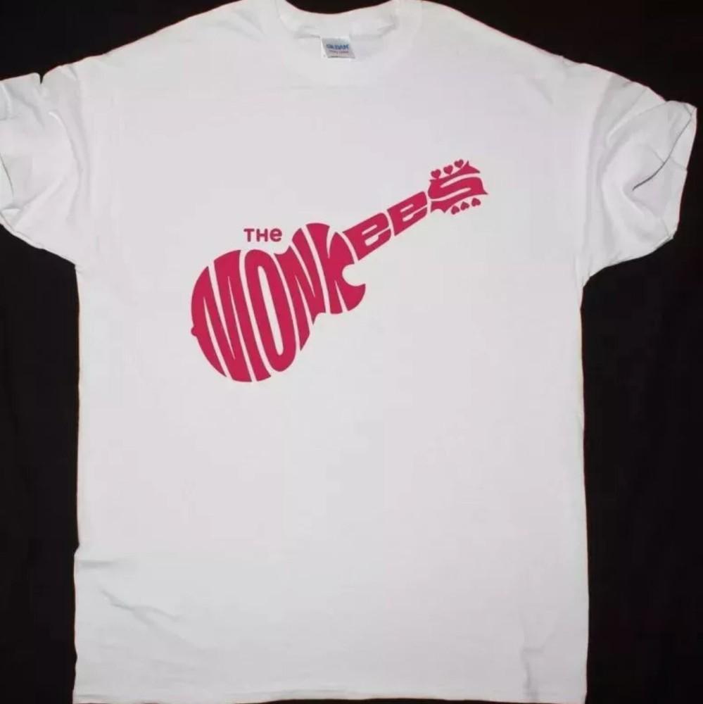 THE MONKEES LOGO NEW WHITE T SHIRT