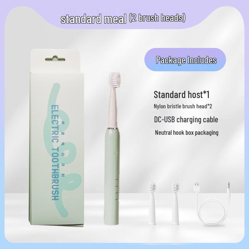 Adult Three-Speed Soft Bristle Sonic Electric Toothbrush with USB Charging