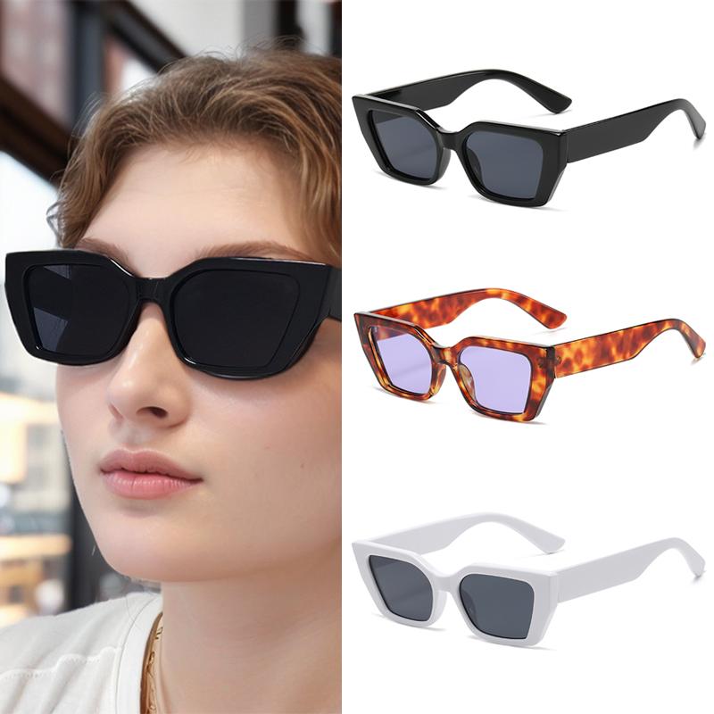 1/3pcs Fashion Polygonal Frame Women Sunglasses Retro UV Resistant Sunshade Sunglasses Trend Gradient Sea Salt Wear Glasses