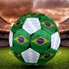 1 pz Bandiere Brasiliana e Portoghese Pallone da Calcio Calcio Taglia 5 Pallone da Calcetto Indoor alla Moda Colorato Gioco per il Cortile - Ottimo Regalo per gli Appassionati di Sport