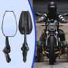 Mirrors For Motorcycles Motorcycle Handlebar Mirrors Anti-glare Reflector High Definition Vibration-resistant For Racing Cycling