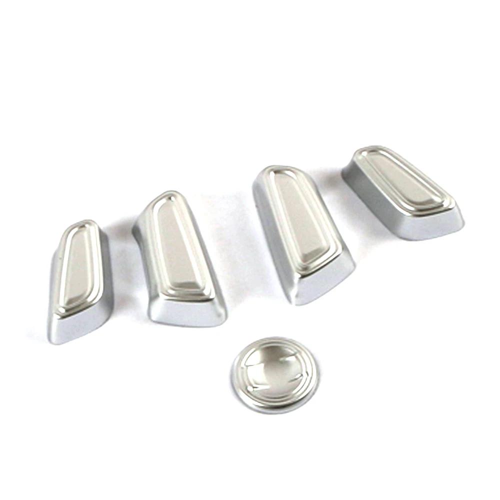 For Toyota Rav 4 Rav4 -2025 Carbon Fiber Color Seat Adjustment Button Panel Trim ABS Matte Silver Interior Accessory Matte Silver