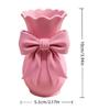 3D Printed Bowknot Design Flower Arrangment Vases Container Home Decors For Shelf/Table/Living Room Display Wedding Gift