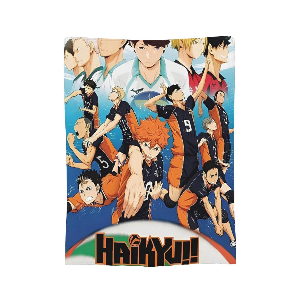 Anime Haikyuu Plush Blankets Miya Atsumu Manga Novelty Throw Blankets for  Sofa Bedding Lounge 150*125cm Quilt,