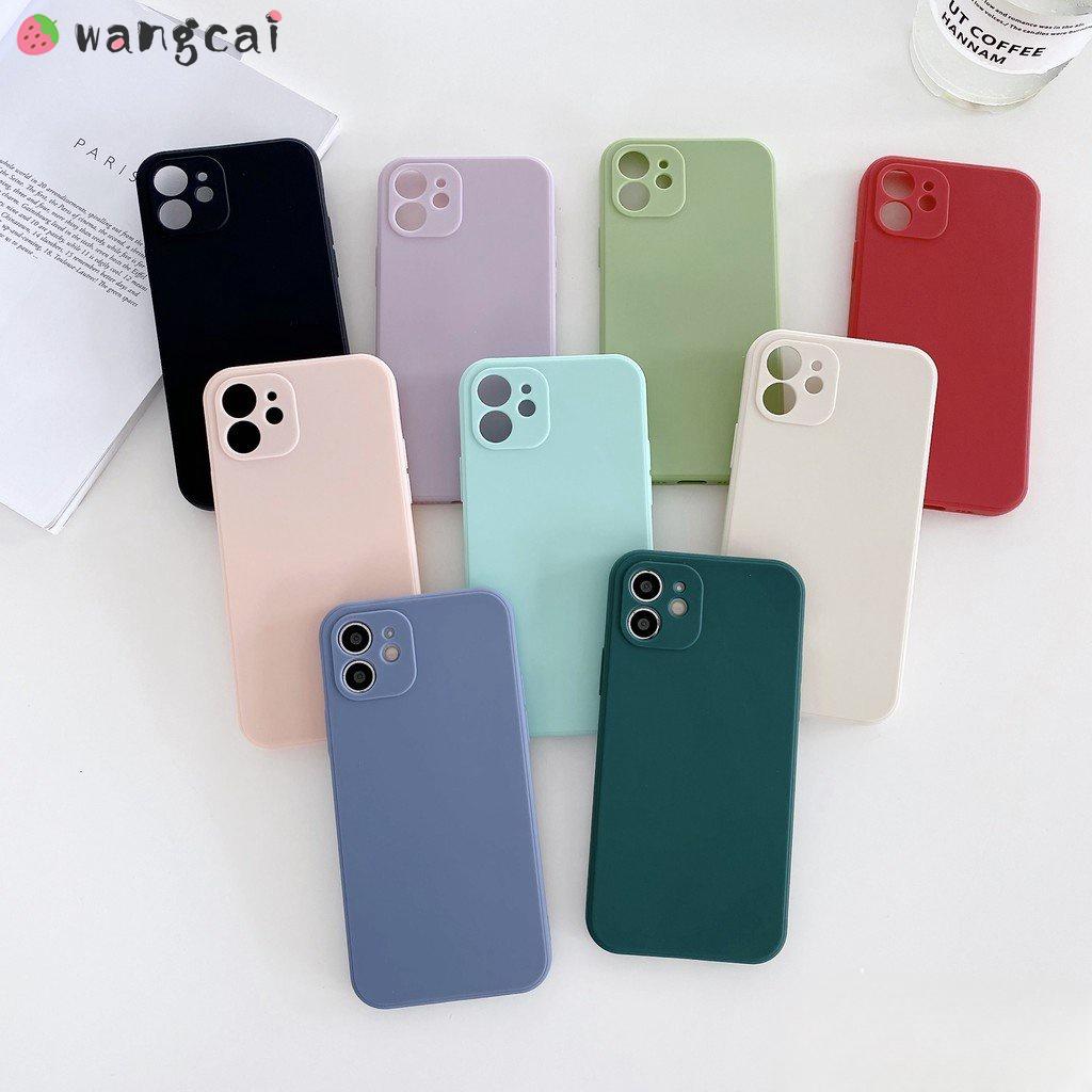 For OPPO R17 A53 A32 A31 A9 A5 2020 R17 R15 F11 Pro R11S R11 R9 Plus A3 A83 A1 Soft Silicone Straight Edge Phone Cover