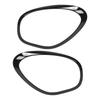 2pcs Gloss Black Headlight Ring Trim Left Right 51139801573 Replacement for Cooper R60 Countryman