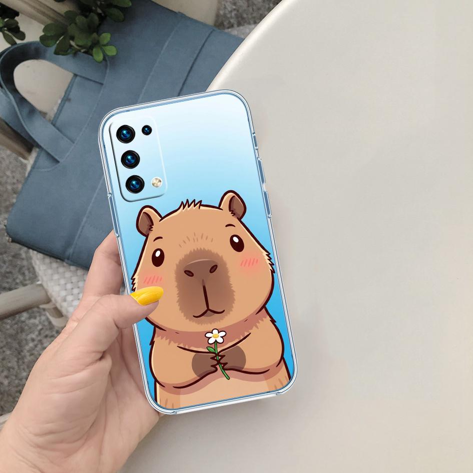 LO19 Cartoon-Capybara-Hülle für Motorola E13 E15 E20 E22 E22I E22S E30 E32 E40 E7 E7I G Plus Power Play Stylus G22 G14