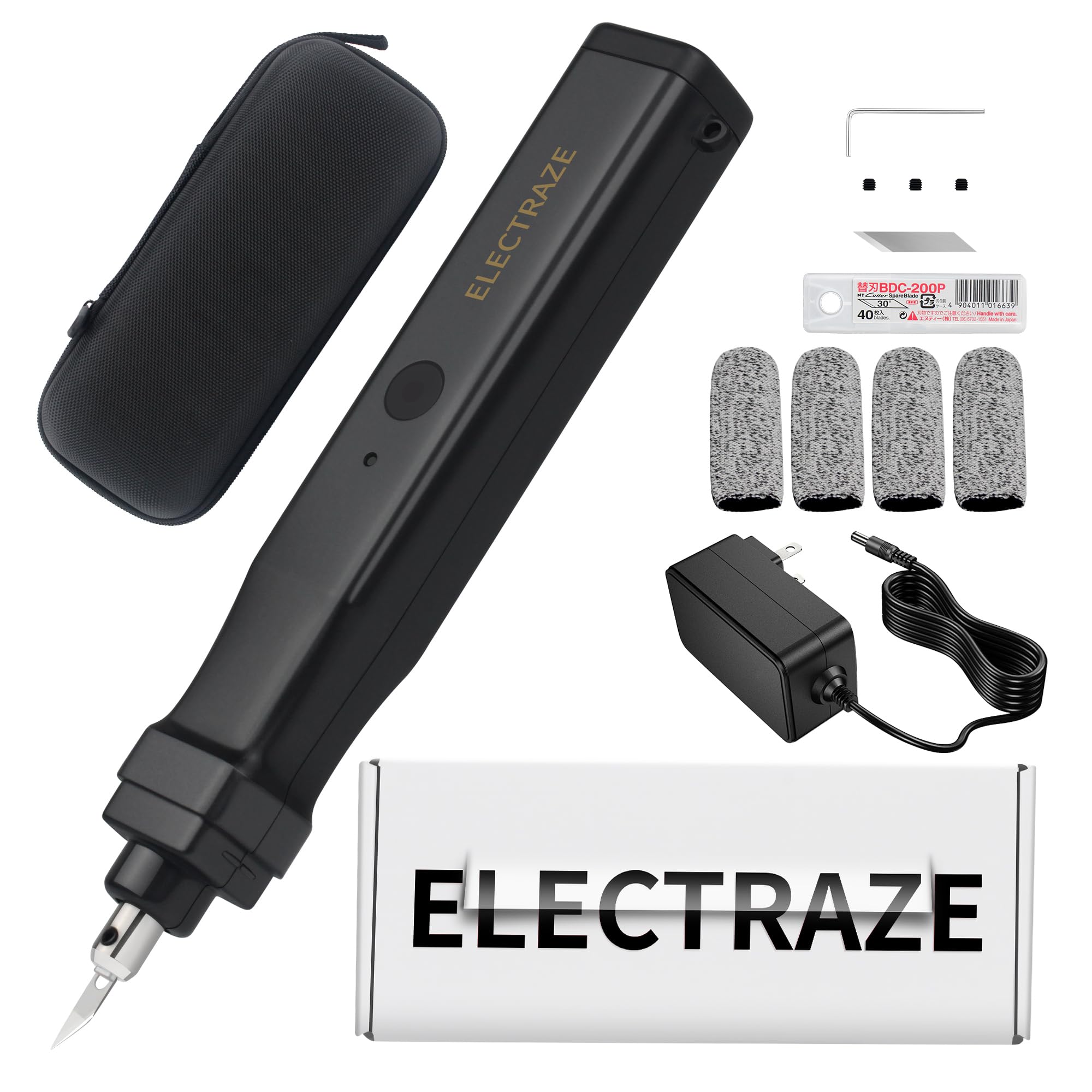 

RIMOVANS Ultrasonic 40 Replacement Instruction Manual for Plastic Runner 3D Printed Carbon 30 Handy Cutter, 40KHz, Black, Blades, Included, Models,