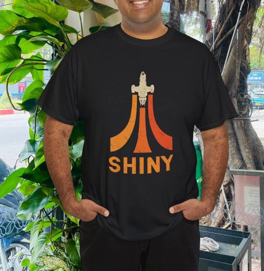 

Винтажная блестящая футболка Firefly Serenity с 2002 года 3XL