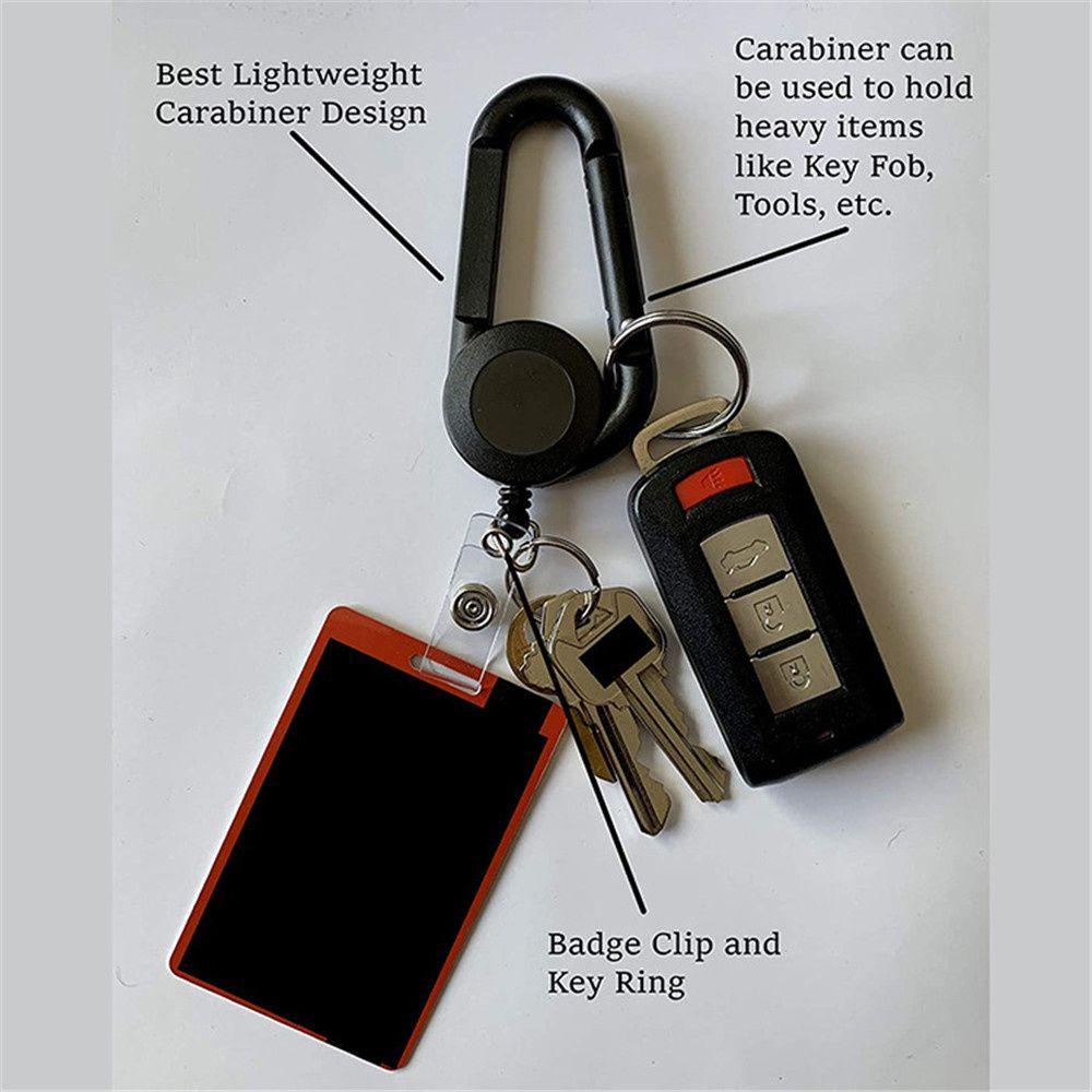 Business Card Name Tag Holder Badge Reel Clip Badge Holder Clip ID Badge Holder Name Card Holder