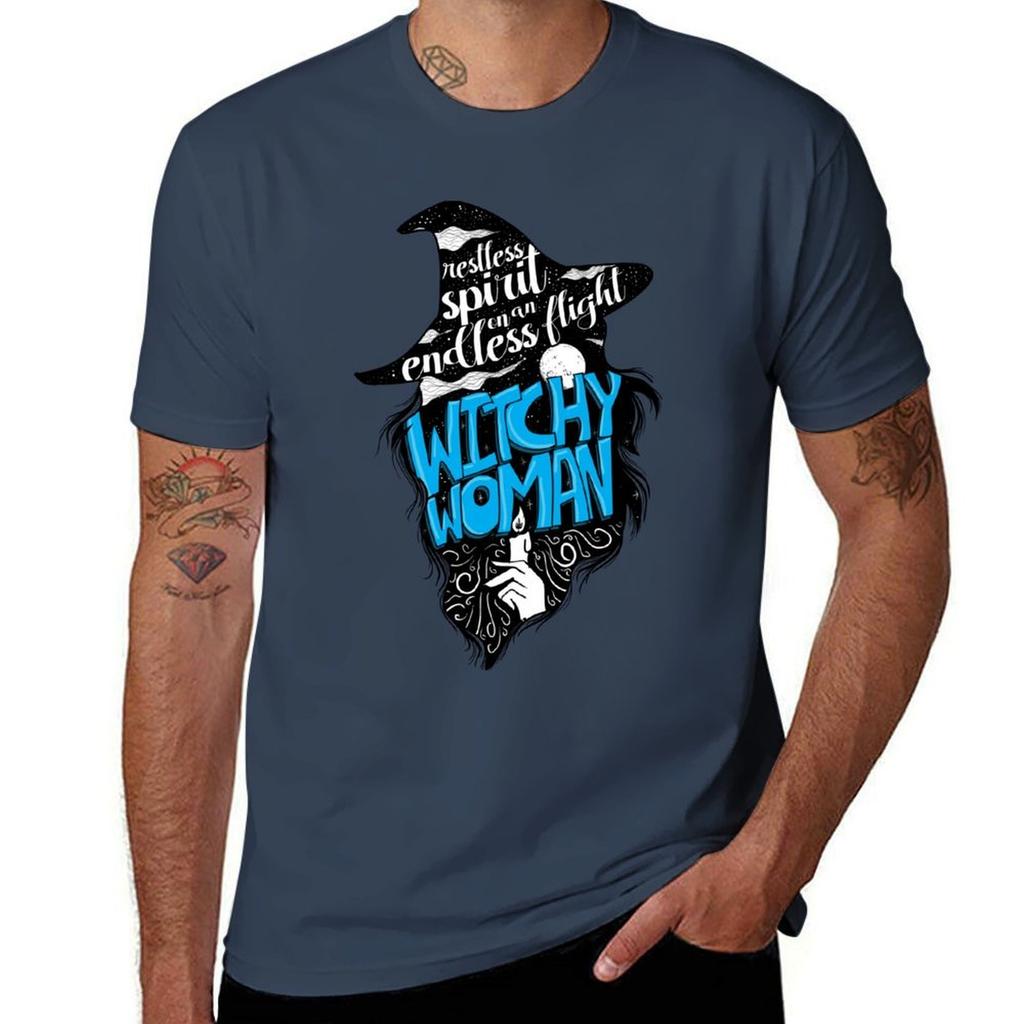 Witchy Women TShirt Worker Basic Short Sleeve Tee