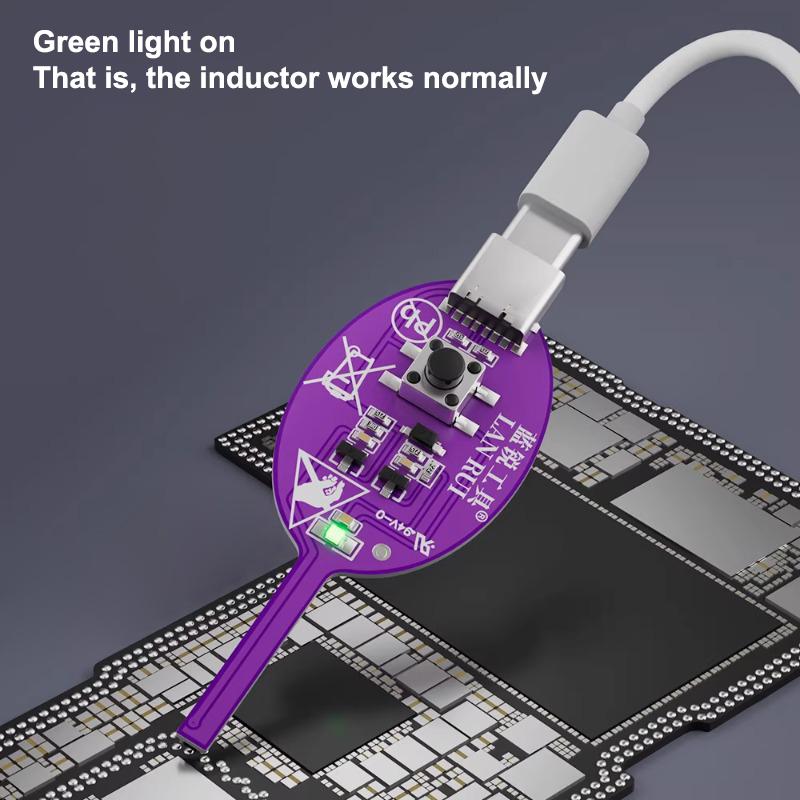 Portable Inductor Detector Tool Motherboard Tester For Phone Motherboard Repair Electromagnetic Induction Quick Fault Check