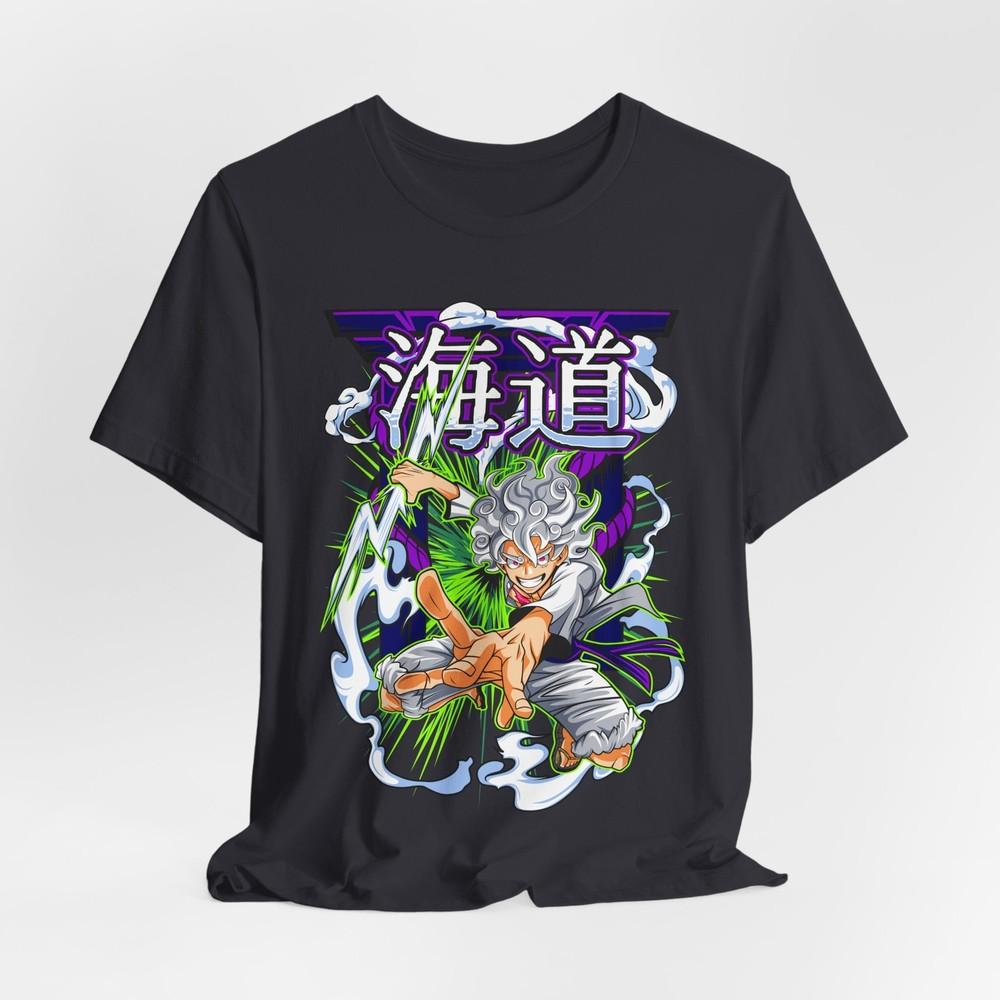 Gear 5 Anime Graphic Tee, Unisex T-Shirt, Short Sleeve Shirt, Cool Gift,