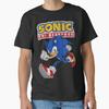 Series Game Funny Sonic Shadow the Hedgehog Gift T Shirt for Man Large Size Tops Anime Graphic Print Y2k Clothes Cartoon Tee