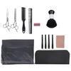 Professional Hairdressing Tool Set Flat Thinning Scissors Apron Hair Cutting Comb Brush