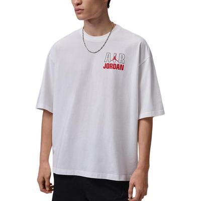 Camiseta de Algodón Cómoda de Manga Corta con Cuello Redondo para Hombre tops IF3117100