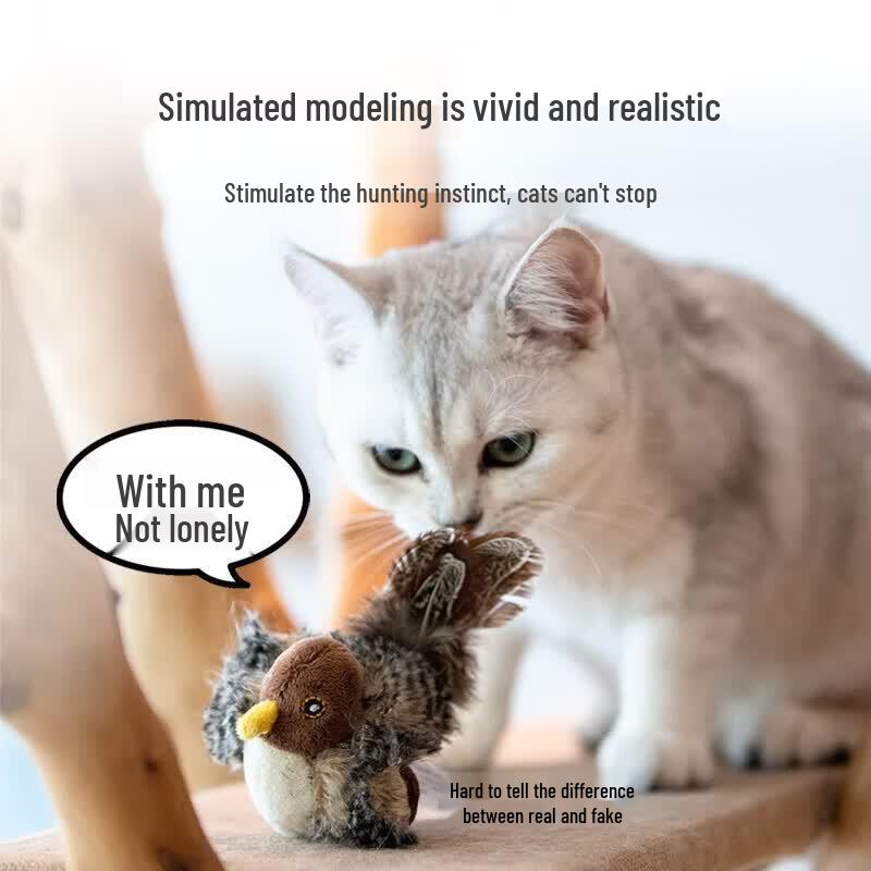Guiwei Rhythmic Bird Cat Toy