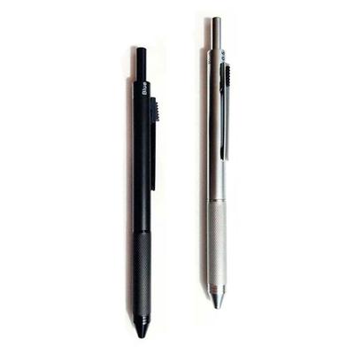 In 1 Student 3 Colors Ball Pen Mechanical Pencil Movable Pencil Ballpoint Pens Automatic Ballpoint