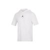 Jordan Solid Color Logo Hooded Pullover Short Sleeve T-Shirt Men Tops White DA9872-100