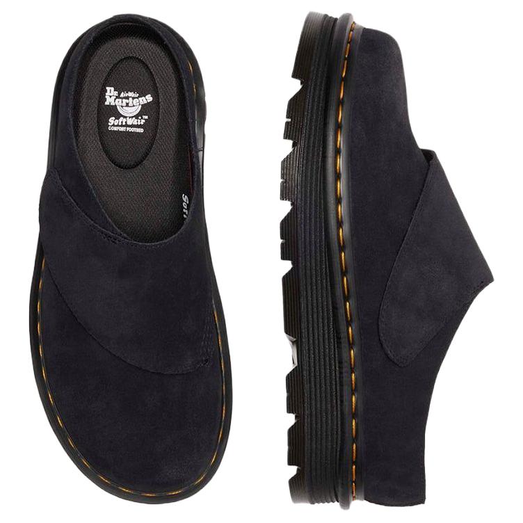 Dr. Martens Zebzag Anywair Slip-On Comfortable Anti-Wear Clogs Unisex clogs Black 41730001