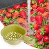 Fruit Washing Bowl With Strainer Kitchen Colanders 2 In 1 Rotatable Strainer Colander With Handle For Washing Cleaning Berries