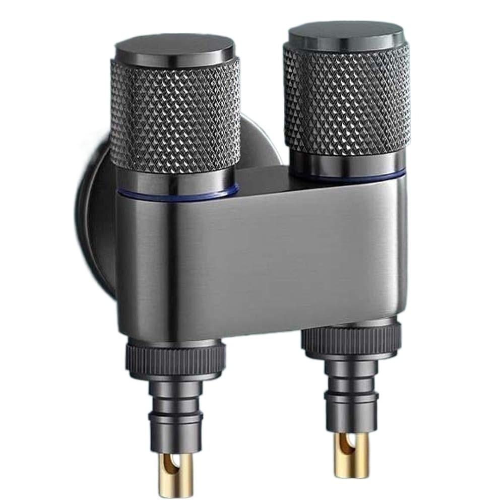 

Faucet Double Outlet Valve Stainless Steel Shower Head Valves Shower Shut Off Valve Shower Switch серый