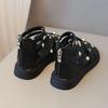 Sandali Romani Estivi Stivali Gladiatore Ragazza High Top Moda Scarpe da Festa Principessa Piattaforma Borchie Bambina Scarpe da Spiaggia Ragazza I03221