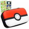Pokemon pencil box set - video game school supplies bundle Pokeball case bookmark stickers more stationery children boys girls toddlers
