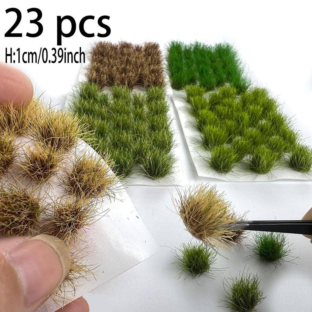 10mm23 Tufts of Seasonal Grass for Miniature Dioramas and Models