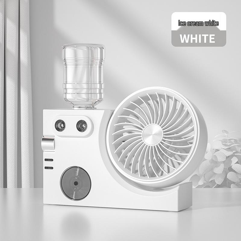 2026 Ice-Feel Silent Dual Mist Desktop Fan 217x56x216 mm
