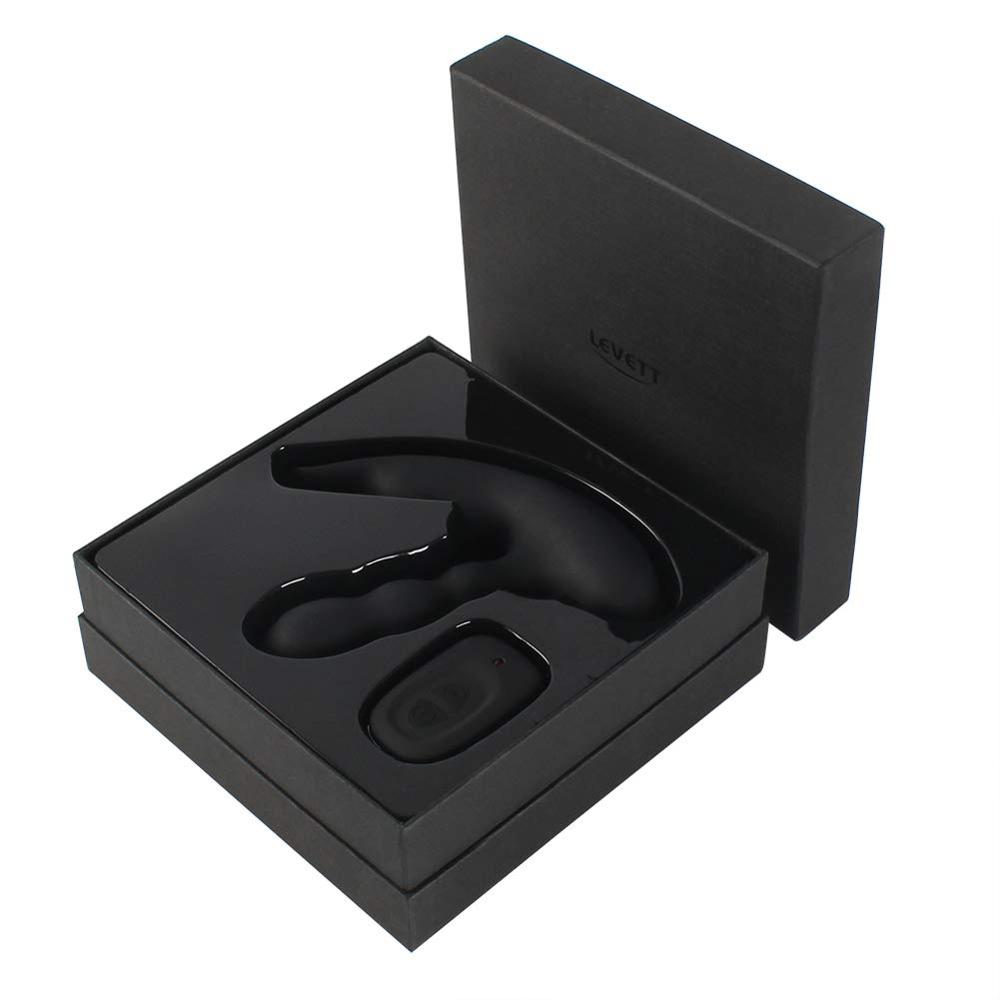 LEVETT Male Prostate Massager Wireless Vibrating Butt Plug Anal Vibrator Erotic Adult Sex Toys For Men Gay Ass Plug Sex Shop