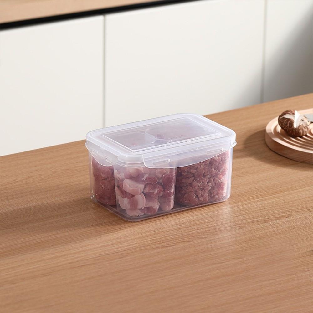 4 Compartment Fridge Organizer Food Storage Container Meat Fruit Veggie Storage Box  Home