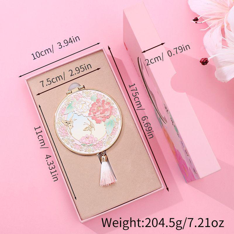 Xianci Palace Museum Retro Court Style Handheld Makeup Mirror
