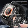Universal 49MM Crystal Style Metal Case for Apple iWatch Ultra/2/3/4 Generation