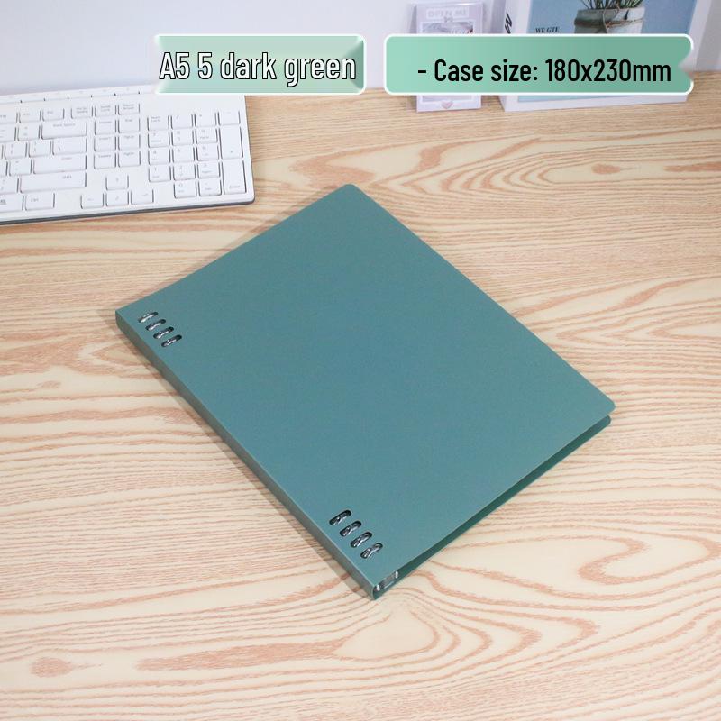 Gradient Non-Scratch Loose-Leaf Push-Pull Binder - B5/A5 Coil Notebook