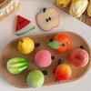Peach Cute Hair Clip Cherry Simulation Fruit Hairpin Personality   Daily