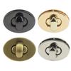 Practical Oval Egg Shape Bag Accessories DIY Turn Lock Hardware Clasp