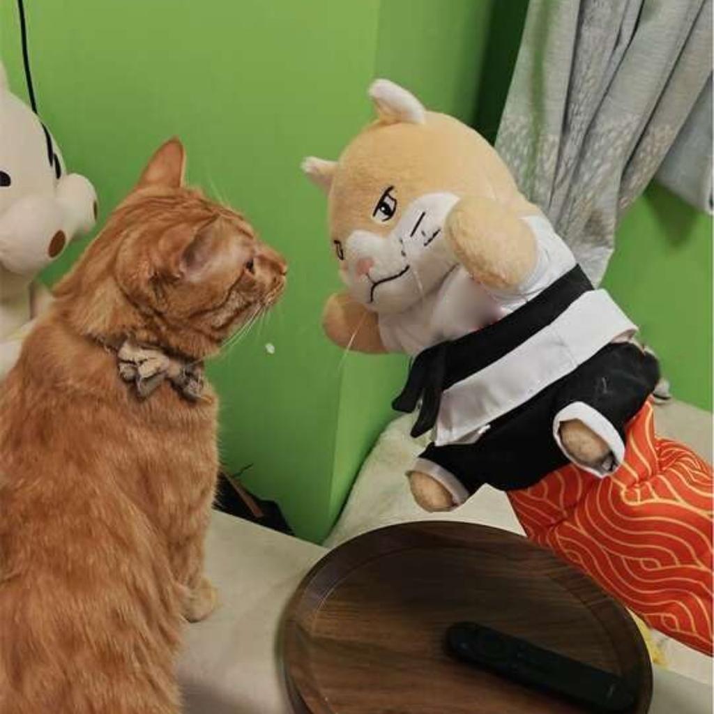 Karate Puppet Wrestling Puppet With Protective Forearm Sleeve, Hand Biting For Play Karate Toy Interactive Boxing With Arm Wrestling