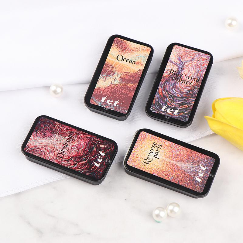 1 יחידה קופסת בושם מוצק לנשים ריח פרחוני פירותי קרם פרחוני בושם נשי