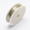 Round Iron Wire, Silver, 28 Gauge, 0.3mm, About 65.61 Feet(20m)/roll, 10 Rolls/set