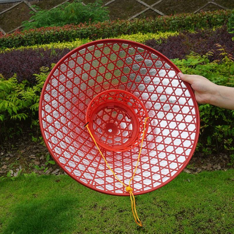 Chinese Retro Style Bamboo Rattan Fisherman Hat Handmade Straw Bucket Hat Sun Protection Lightweight for Picnic Camping