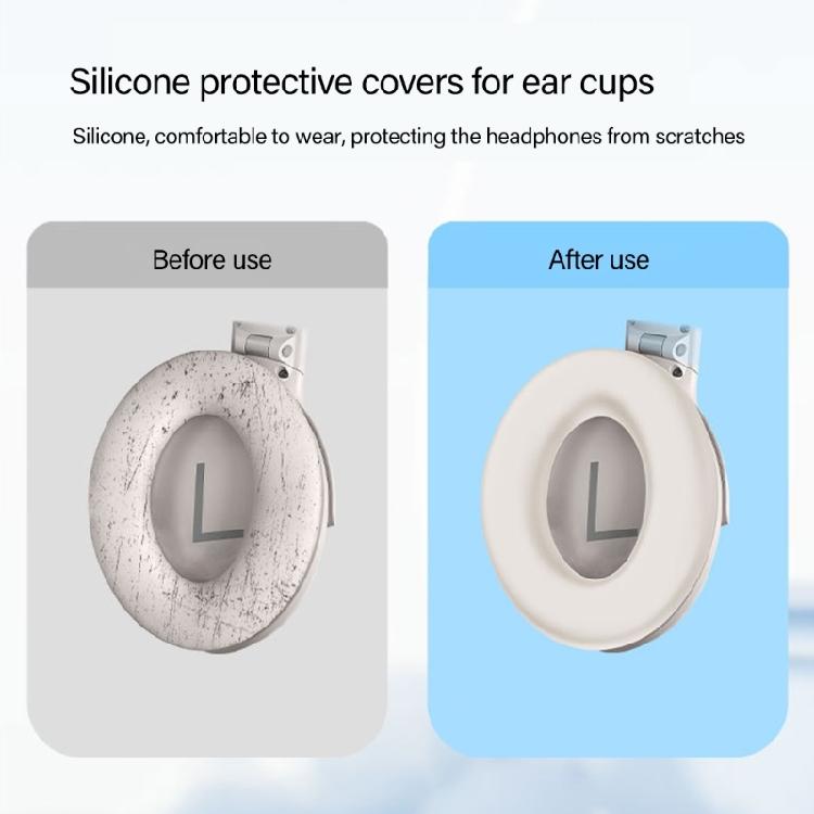 Wymienne silikonowe nauszniki do słuchawek bezprzewodowych QC35/QC45, poduszki na uszy, osłony na uszy, zestaw słuchawkowy kompatybilny z Bluetooth