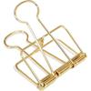 4Pcs Golden Hollow Out Long Tail Wire Binder Clips Paper Binder Clip Binder and Paper Clips Small In Size and Light In Weight Clips