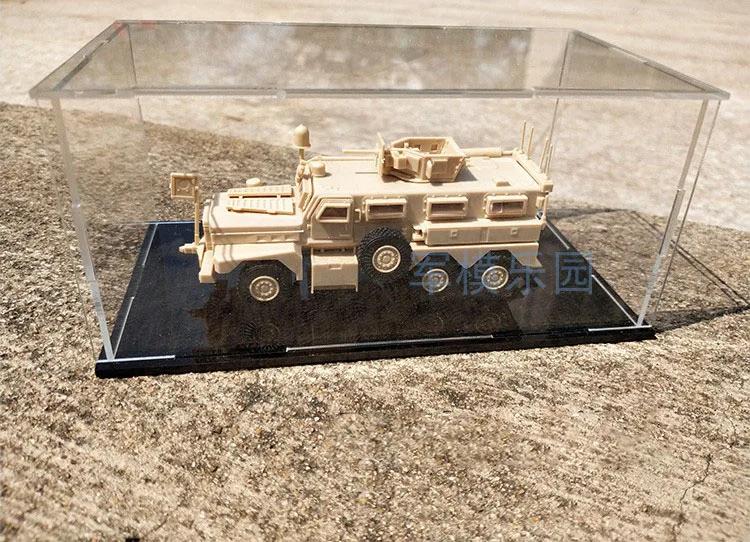 1:72 4D Assembly Model Cougar 6X6 Lightning Protection Vehicle Anti-ambush Vehicle Rubber-free Military Gifts for Boys