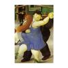Funny Art Fat Dancer Couple Canvas Paintings Print Wall Art Posters and Living Room Mural Wall Picture Home Decor Cuadros No Frame