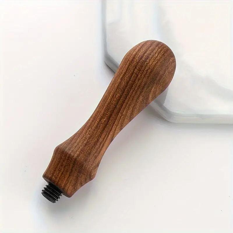 1pc Wax Seal Stamp Handle Only Rosewood Wood Handle Replacement for Vintage Wax Sealing Stamps Removable 7mm Diameter Head