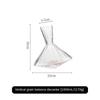 European Crystal Wine Decanter with Rotating Fluted Design - Luxury Home Bar Aerator, Elegant Gift for Wine Lovers