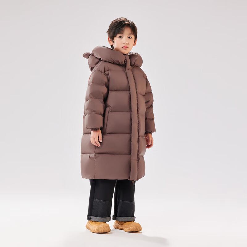 EBAER Kids' 2024 Winter Thickened Long Down Jacket with Hood