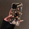 Christmas Biscuit Man Pattern Mirror Acrylic Phone Case For iPhone 17 Pro Max 16 15 14 13 12 11 XS X XR 7 8 Plus Bumper Cover
